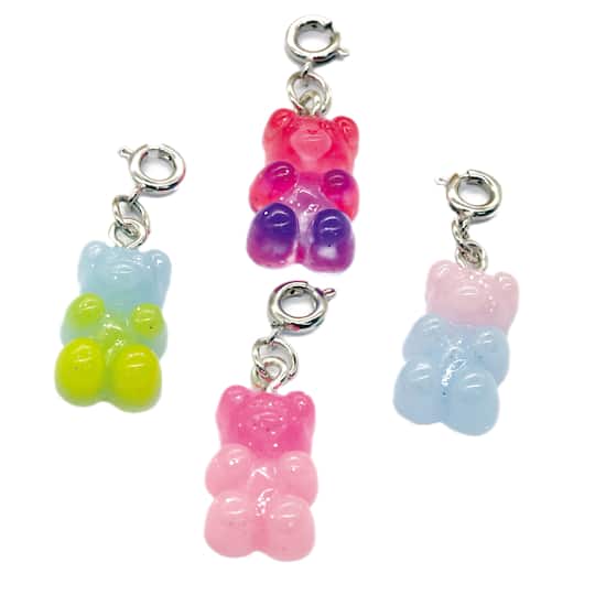 12 Packs: 4 ct. (48 total) Gummy Bear Charms by Creatology&#x2122;